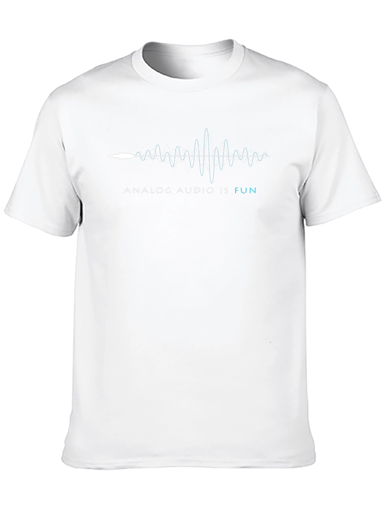 Analog Audio is Fun Black T-Shirt