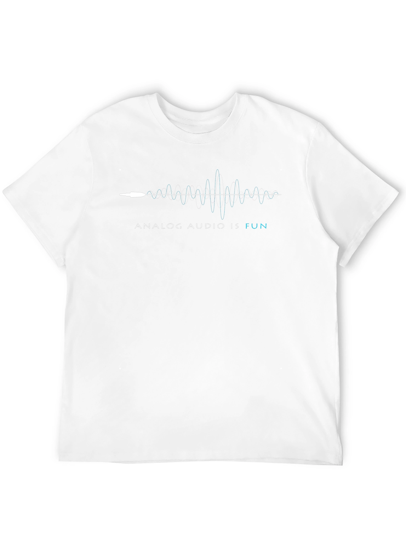 Analog Audio is Fun Black T-Shirt