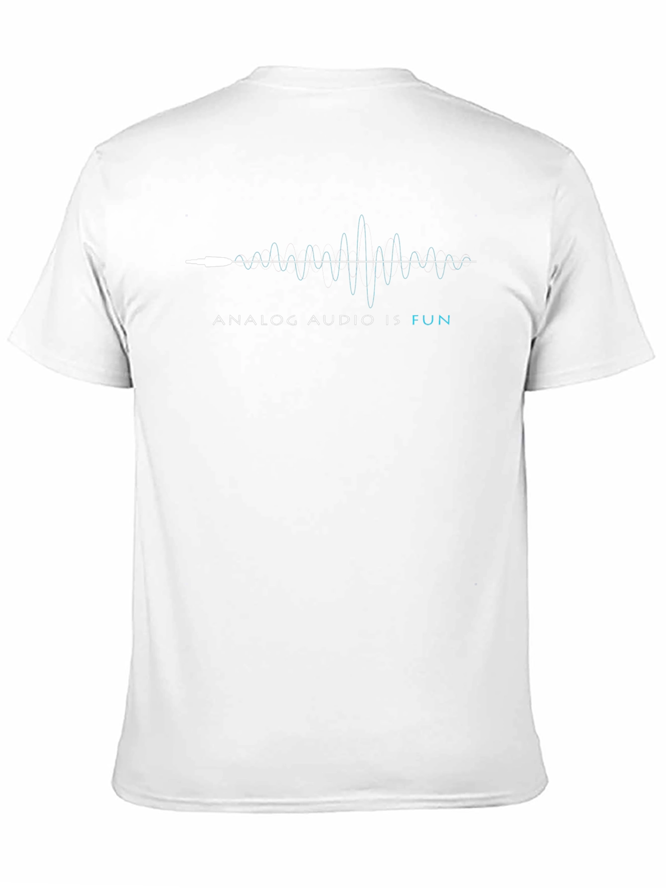 Analog Audio is Fun Black T-Shirt