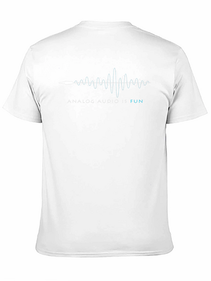 Analog Audio is Fun Black T-Shirt