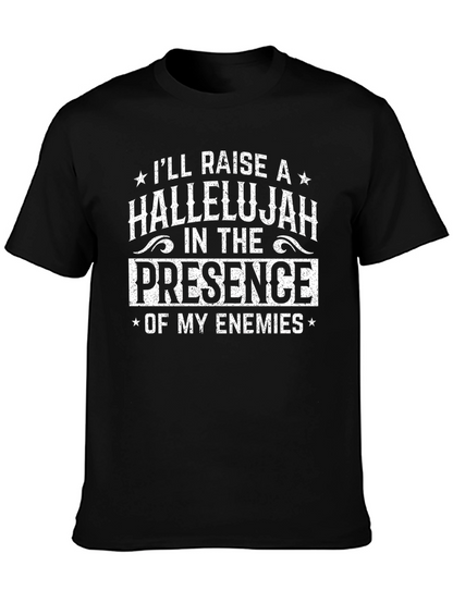 Hallelujah Graphic T-Shirt - Mens Black Tee