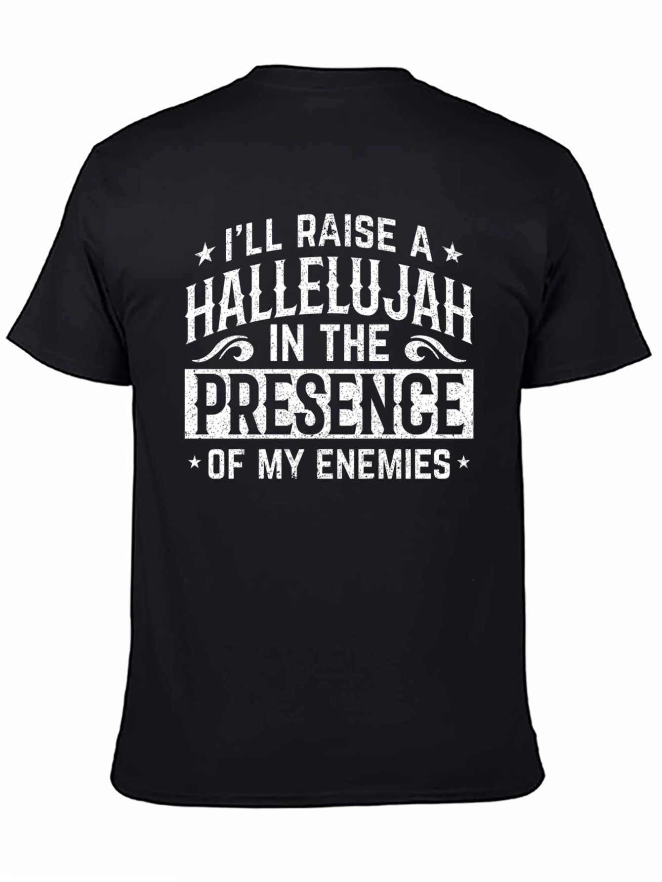 Hallelujah Graphic T-Shirt - Mens Black Tee