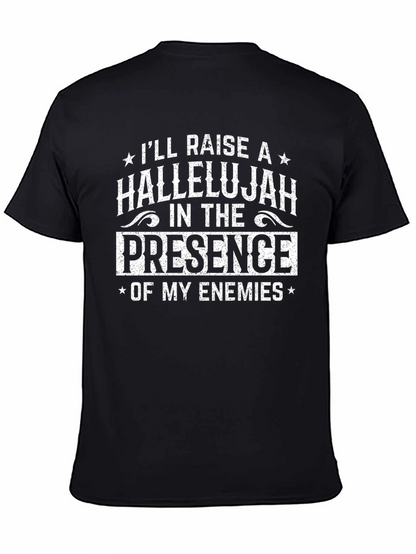 Hallelujah Graphic T-Shirt - Mens Black Tee