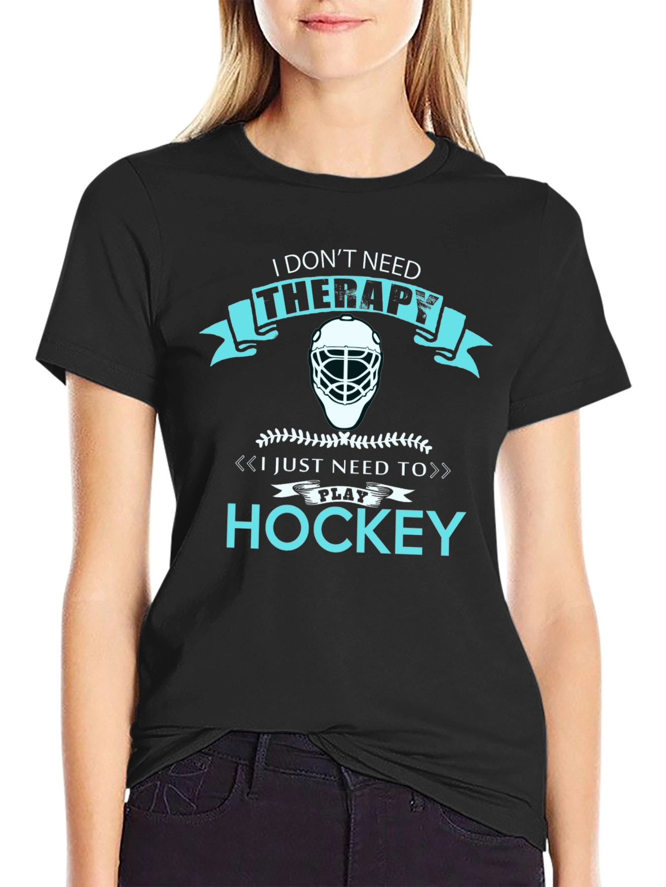 I Dont Need Therapy Hockey T-Shirt
