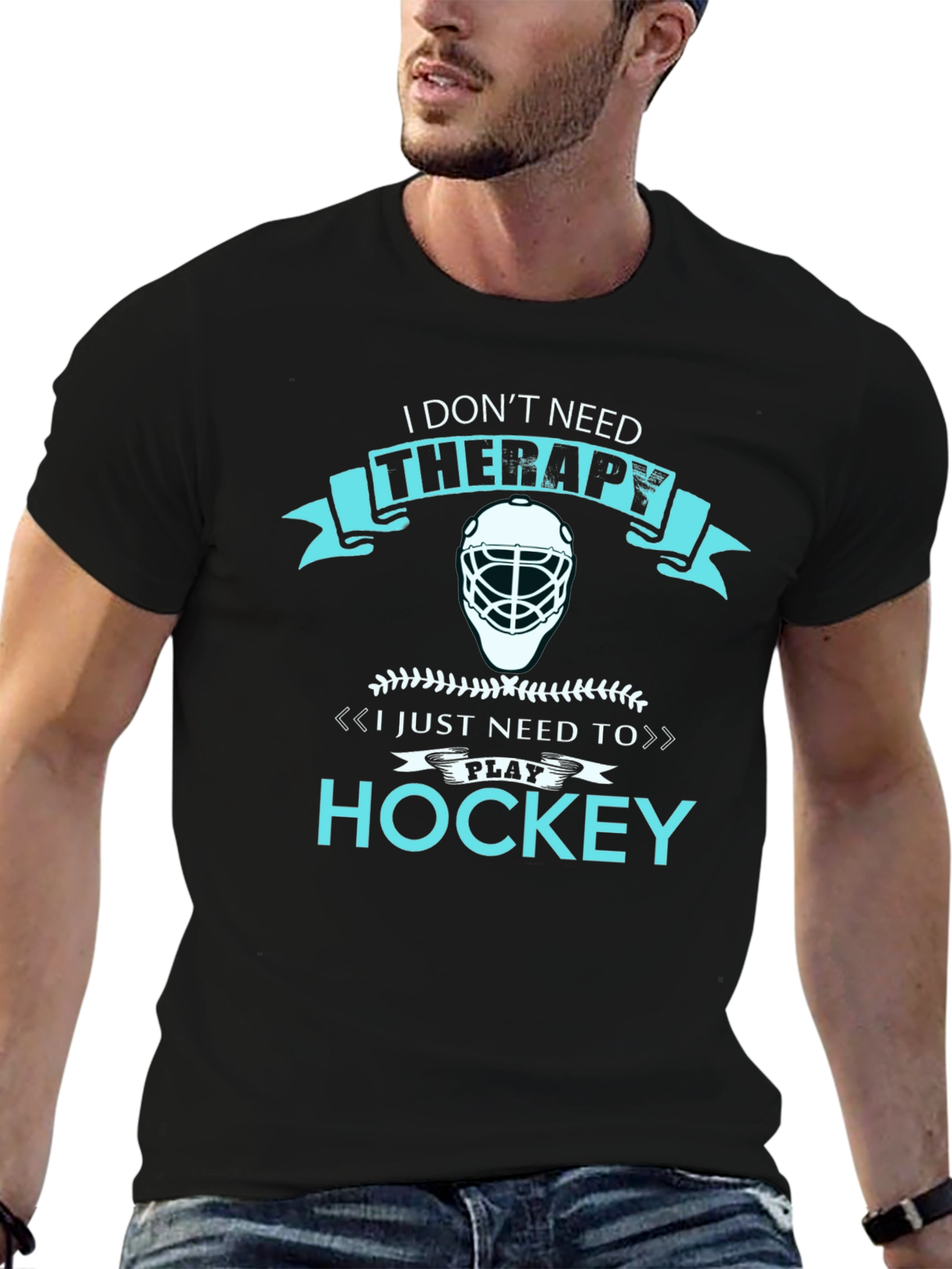 I Dont Need Therapy Hockey T-Shirt