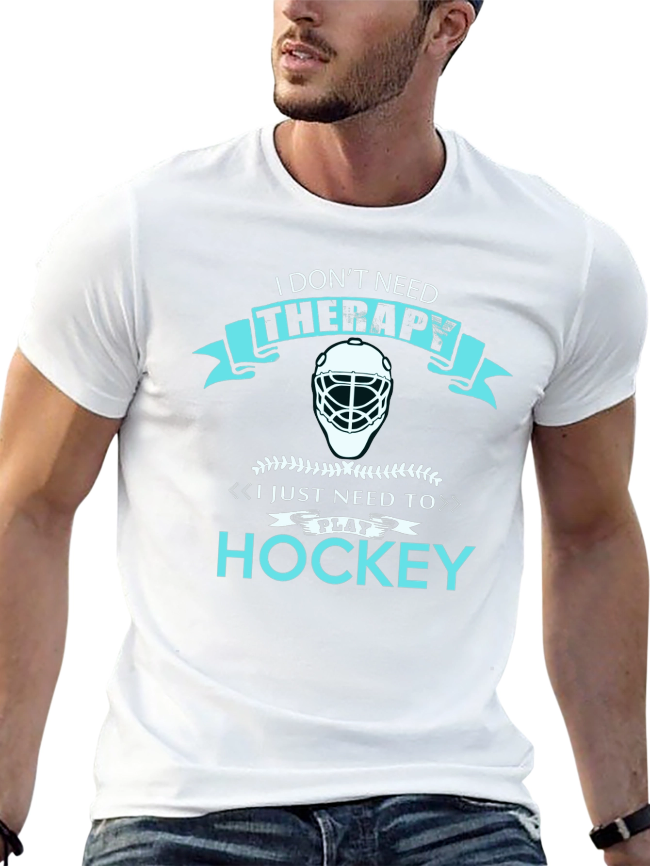 I Dont Need Therapy Hockey T-Shirt