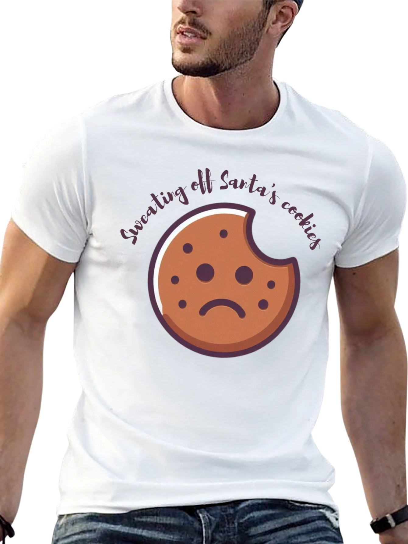 Sweating Santas Cookies Funny T-Shirt