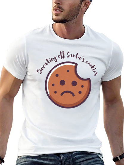 Sweating Santas Cookies Funny T-Shirt