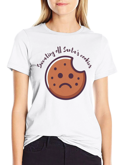Sweating Santas Cookies Funny T-Shirt