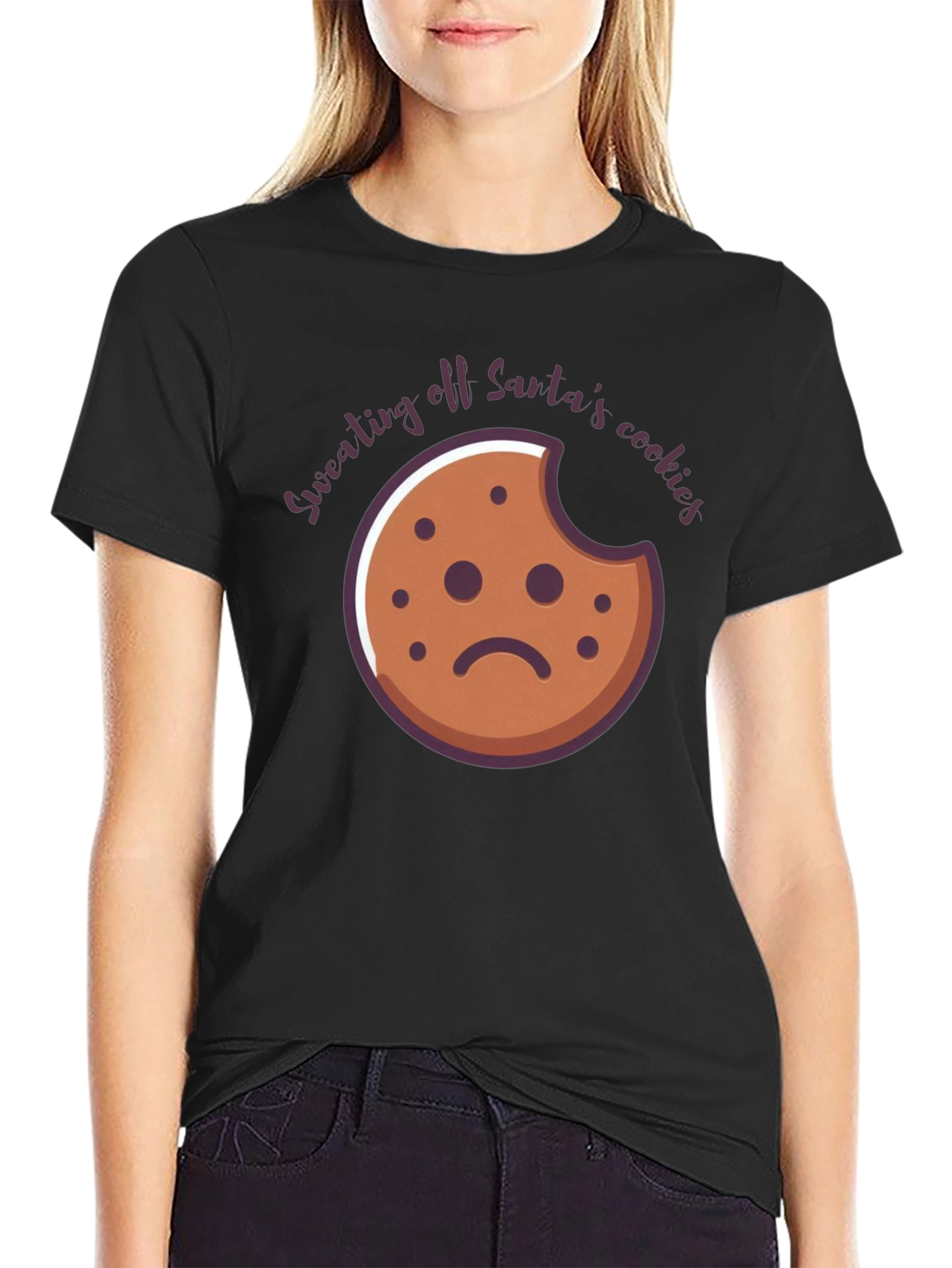 Sweating Santas Cookies Funny T-Shirt