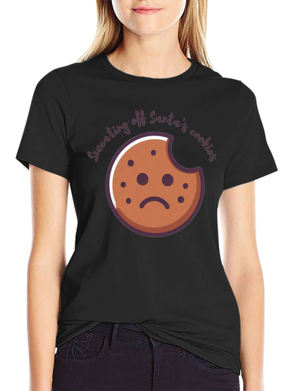 Sweating Santas Cookies Funny T-Shirt