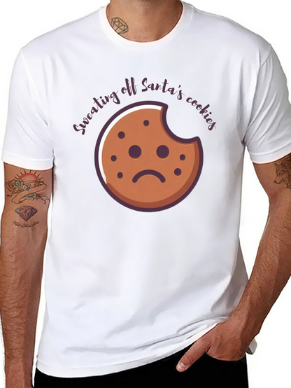 Sweating Santas Cookies Funny T-Shirt