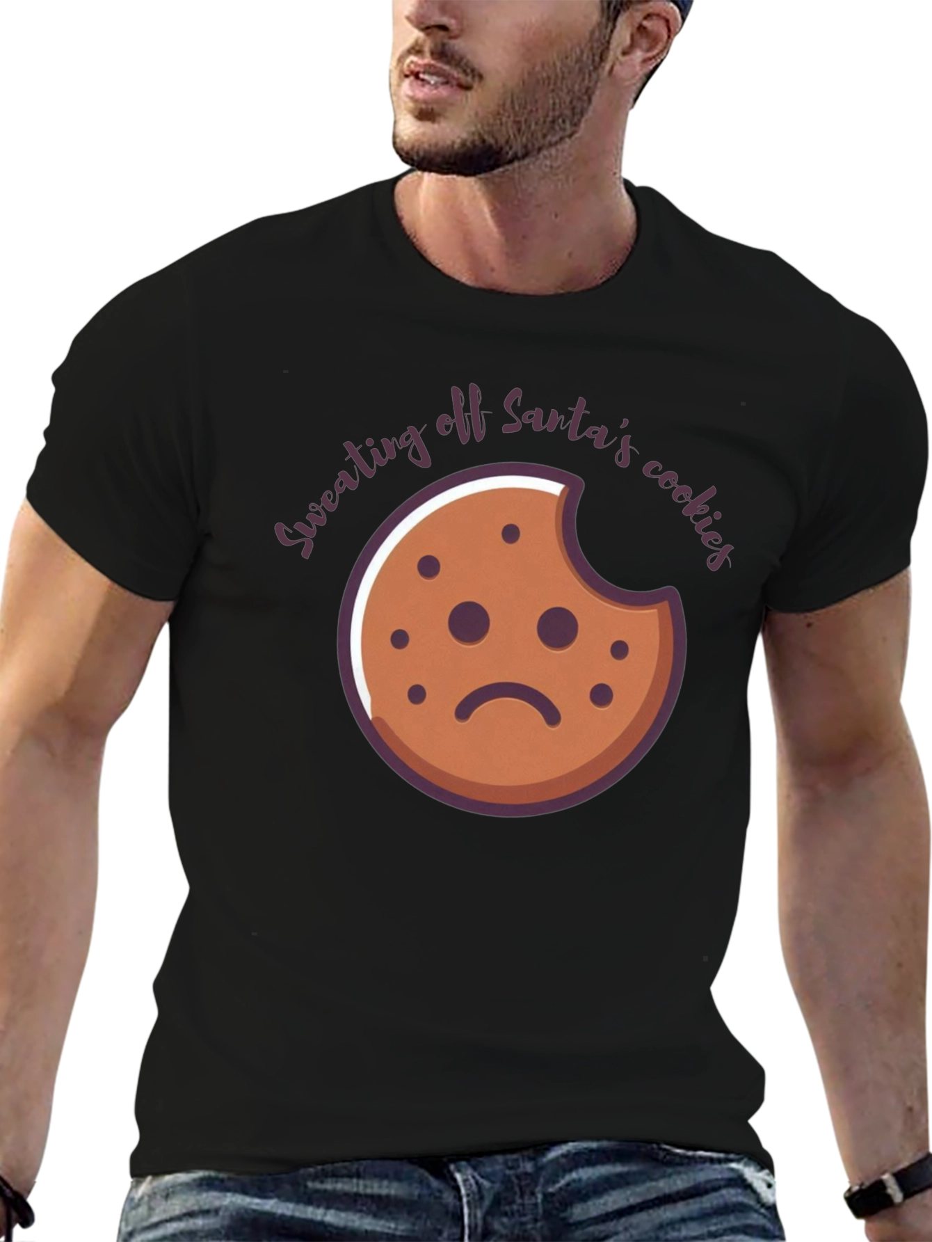 Sweating Santas Cookies Funny T-Shirt