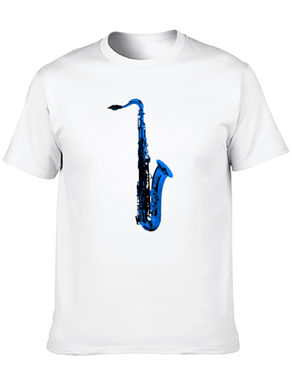 Cool Saxophone Graphic T-Shirt