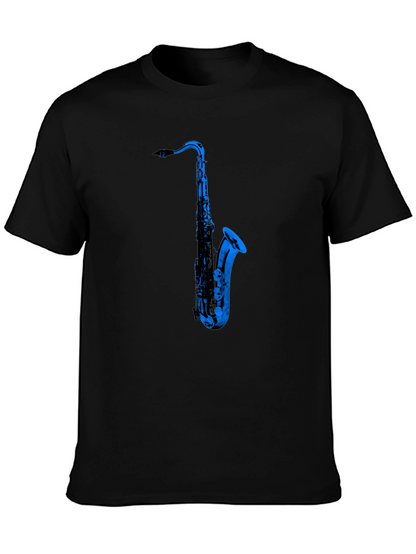 Cool Saxophone Graphic T-Shirt