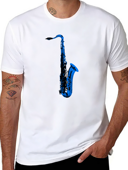 Cool Saxophone Graphic T-Shirt