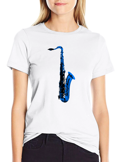 Cool Saxophone Graphic T-Shirt