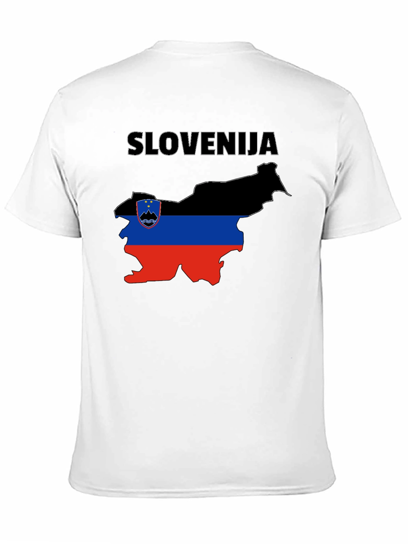Slovenia Flag Map T-Shirt