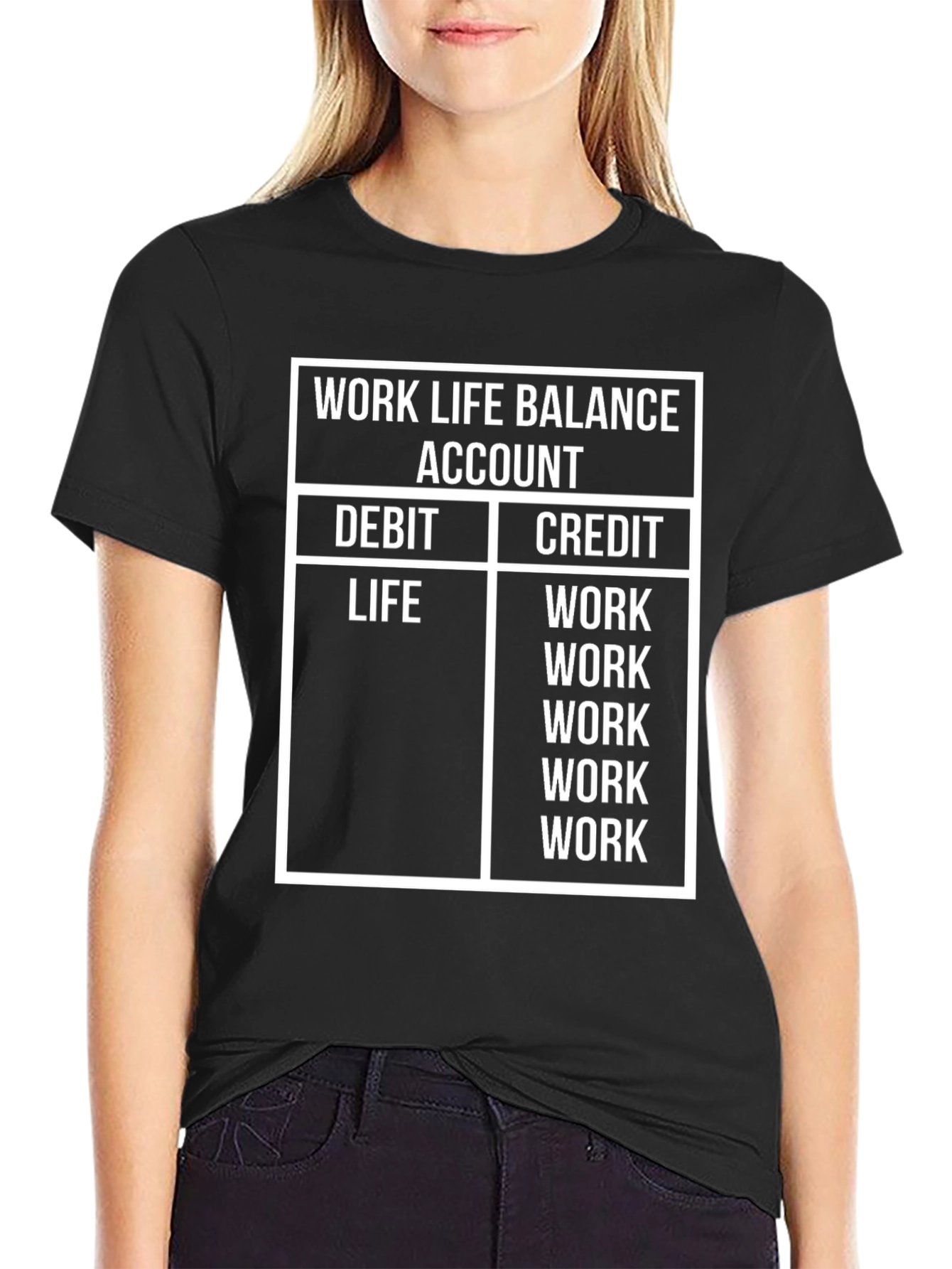 Work Life Balance T-Shirt - Funny Accountant Tee