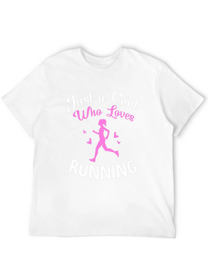 Running Girl Graphic T-Shirt