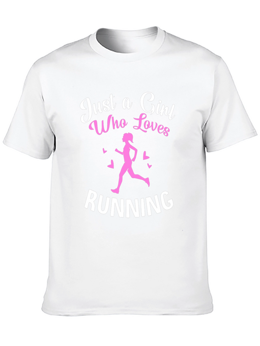 Running Girl Graphic T-Shirt