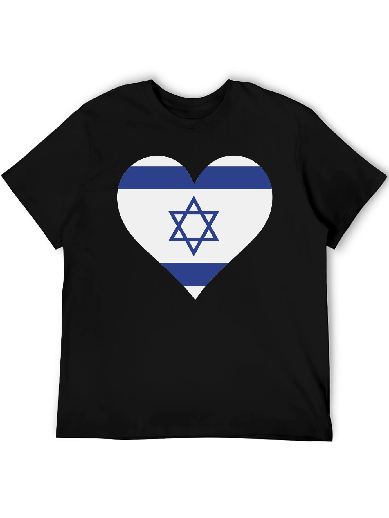 Israel Flag Heart T-Shirt