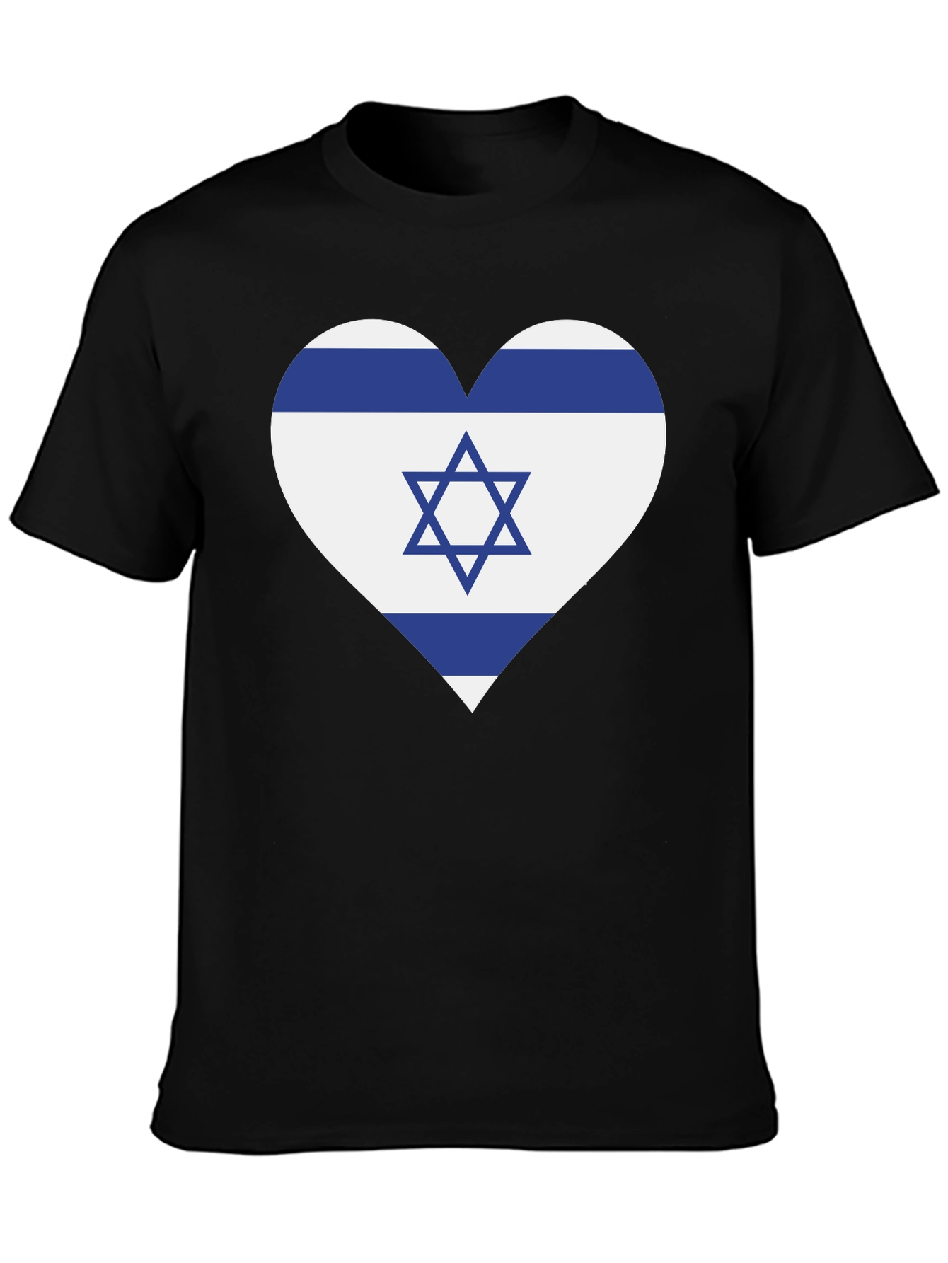 Israel Flag Heart T-Shirt