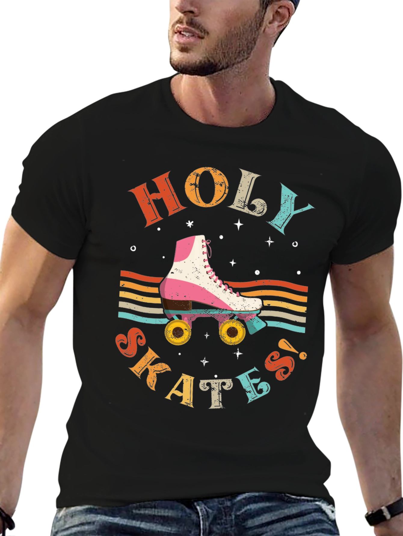 Retro Holy Skates Graphic T-Shirt