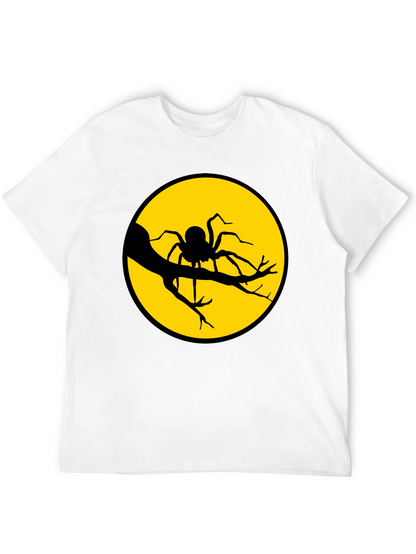 Spider Moon Graphic Tee - Halloween T-Shirt