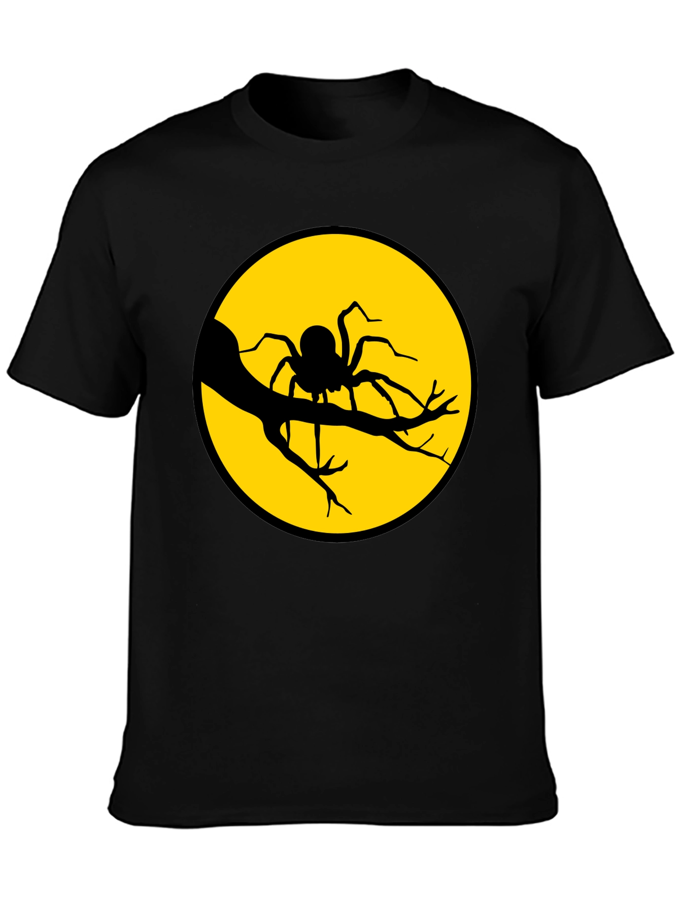 Spider Moon Graphic Tee - Halloween T-Shirt