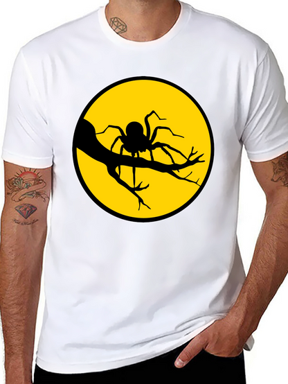 Spider Moon Graphic Tee - Halloween T-Shirt