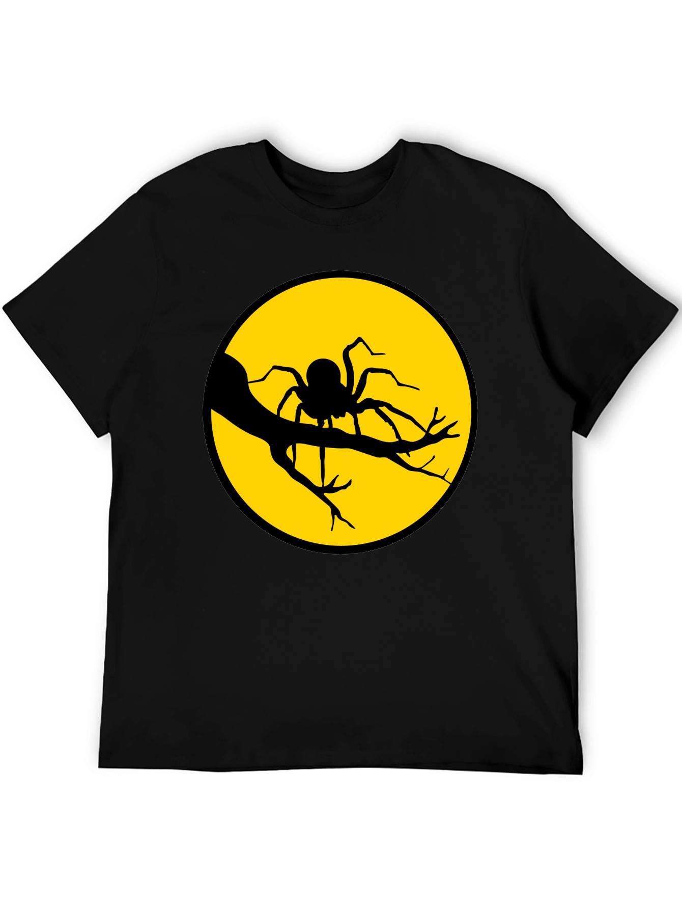 Spider Moon Graphic Tee - Halloween T-Shirt