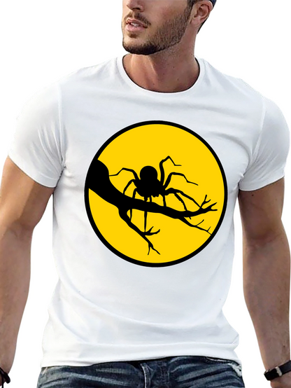 Spider Moon Graphic Tee - Halloween T-Shirt
