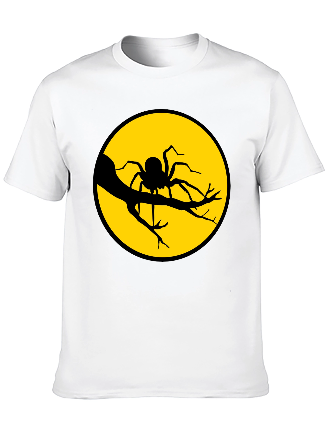 Spider Moon Graphic Tee - Halloween T-Shirt