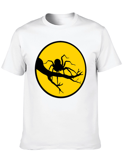 Spider Moon Graphic Tee - Halloween T-Shirt