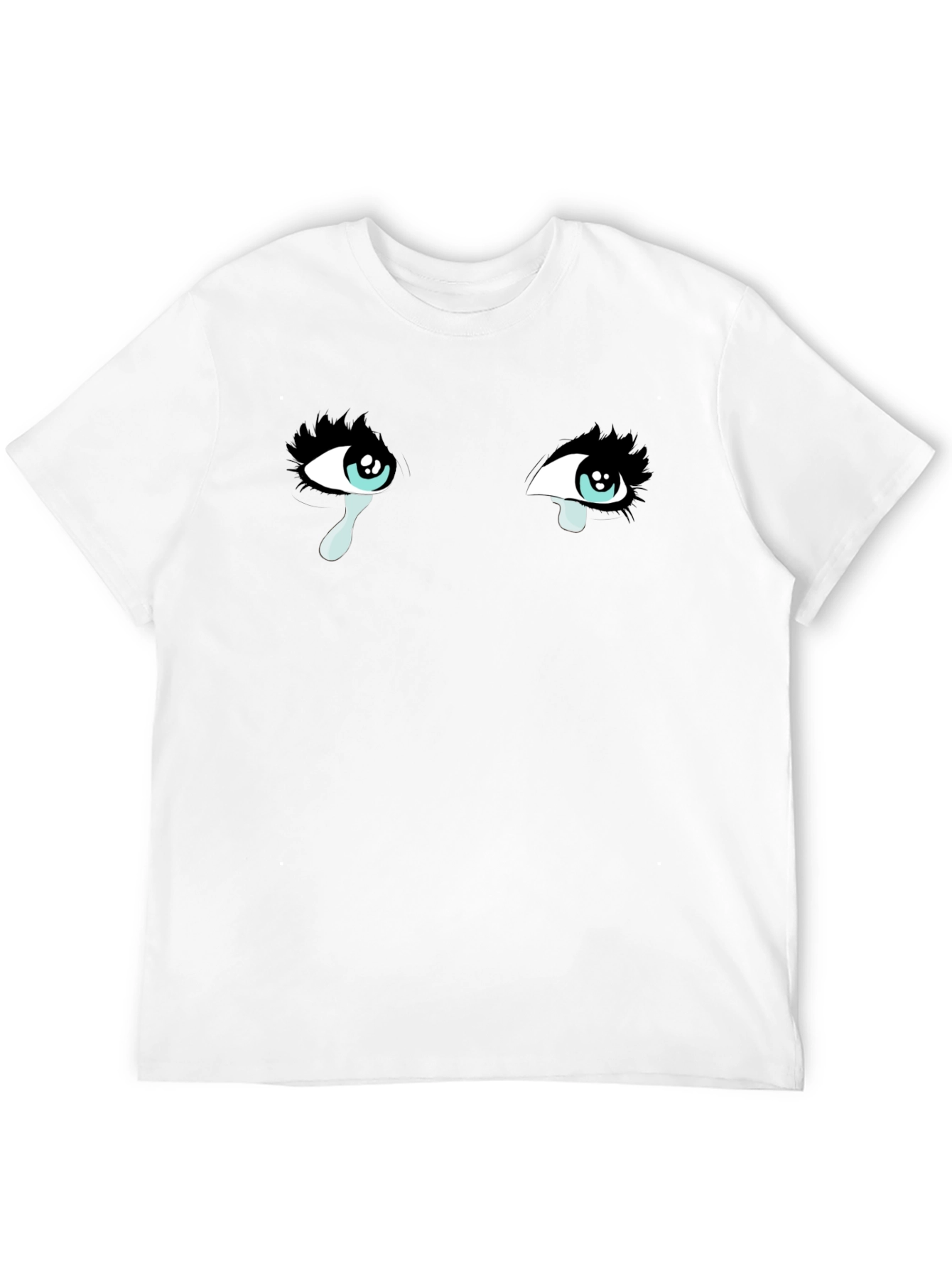 Tearful Eyes Graphic T-Shirt - Mens Black Tee