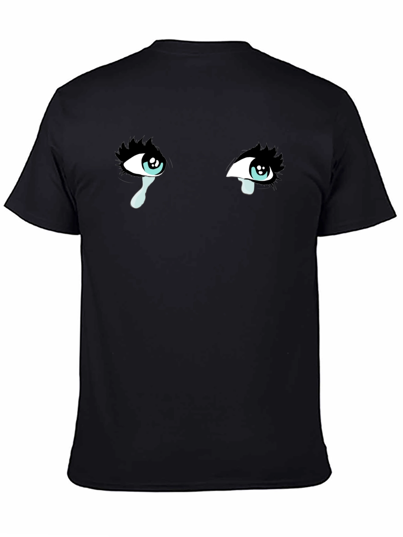 Tearful Eyes Graphic T-Shirt - Mens Black Tee