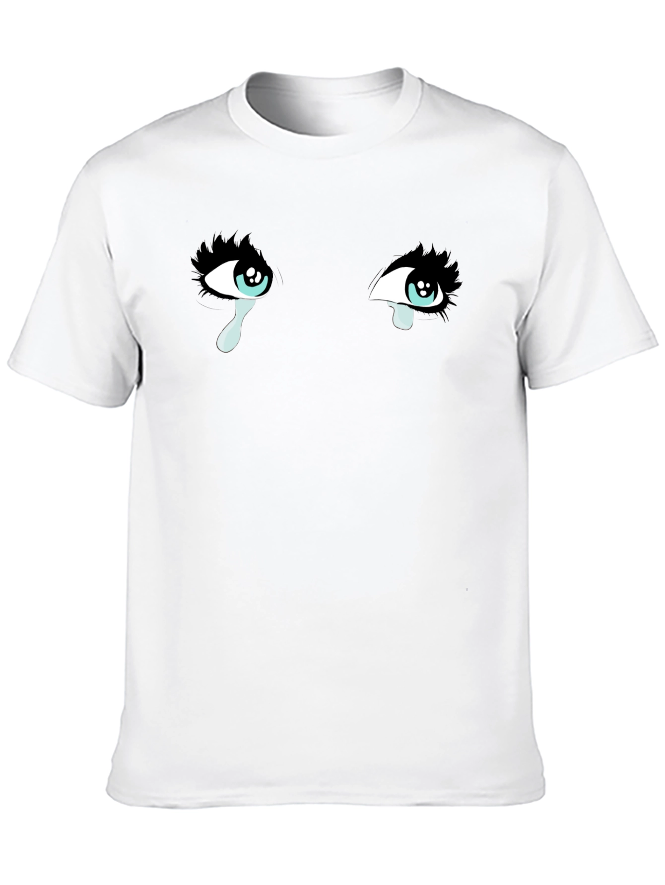 Tearful Eyes Graphic T-Shirt - Mens Black Tee