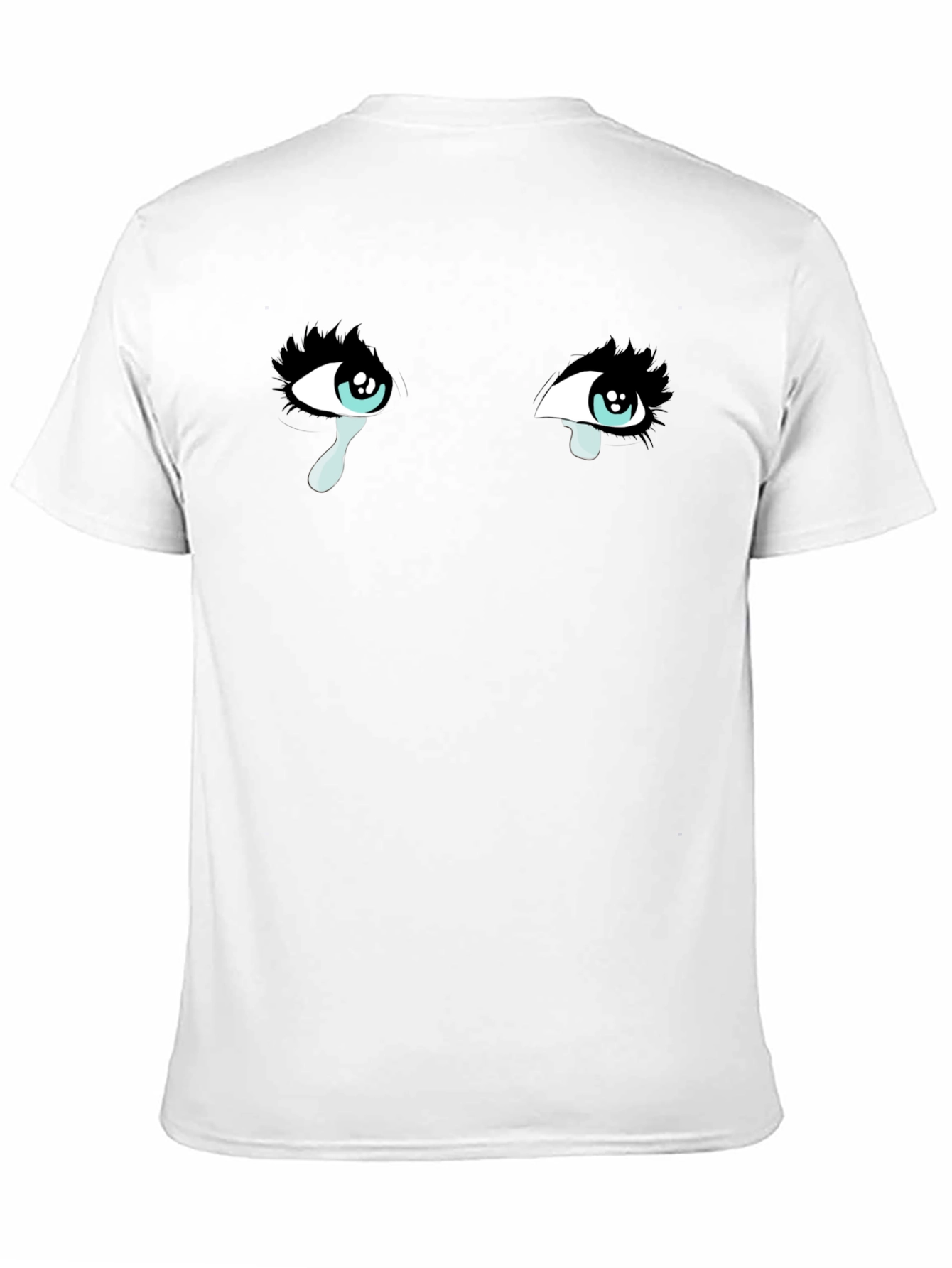 Tearful Eyes Graphic T-Shirt - Mens Black Tee