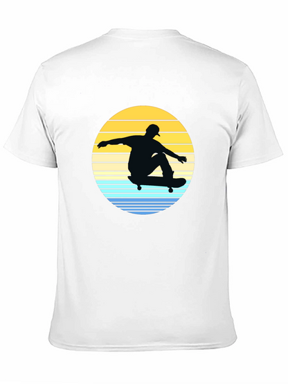 Skateboard Sunset Graphic Tee