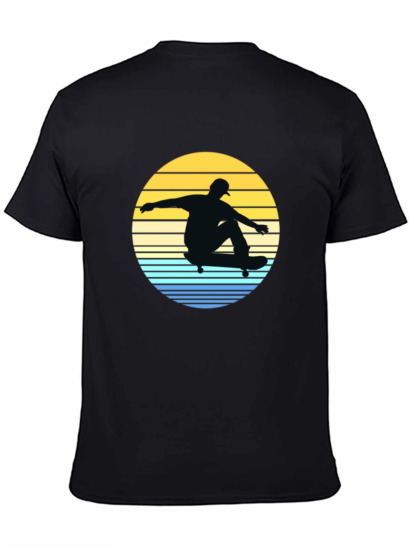 Skateboard Sunset Graphic Tee