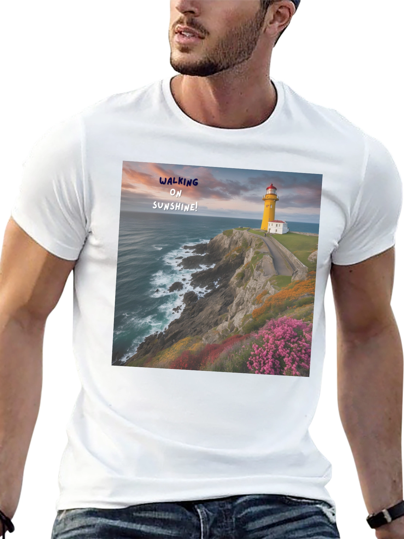 Sunshine Lighthouse Graphic Tee