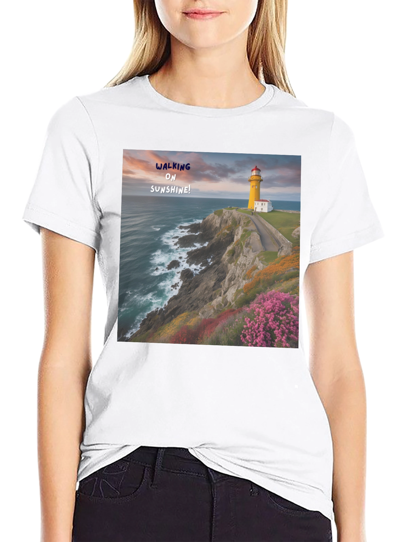 Sunshine Lighthouse Graphic Tee