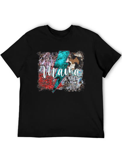 Mama Lightning Bolt Graphic Tee