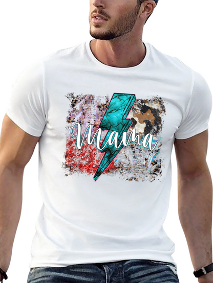 Mama Lightning Bolt Graphic Tee