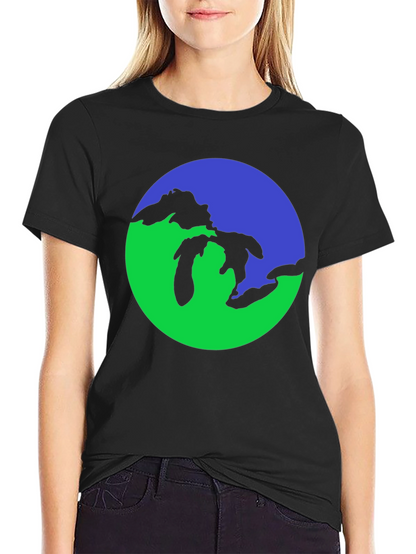 Great Lakes Graphic Tee - Black