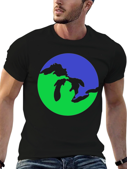 Great Lakes Graphic Tee - Black