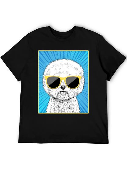 Cool Dog Graphic Tee - Unisex Cotton T-Shirt