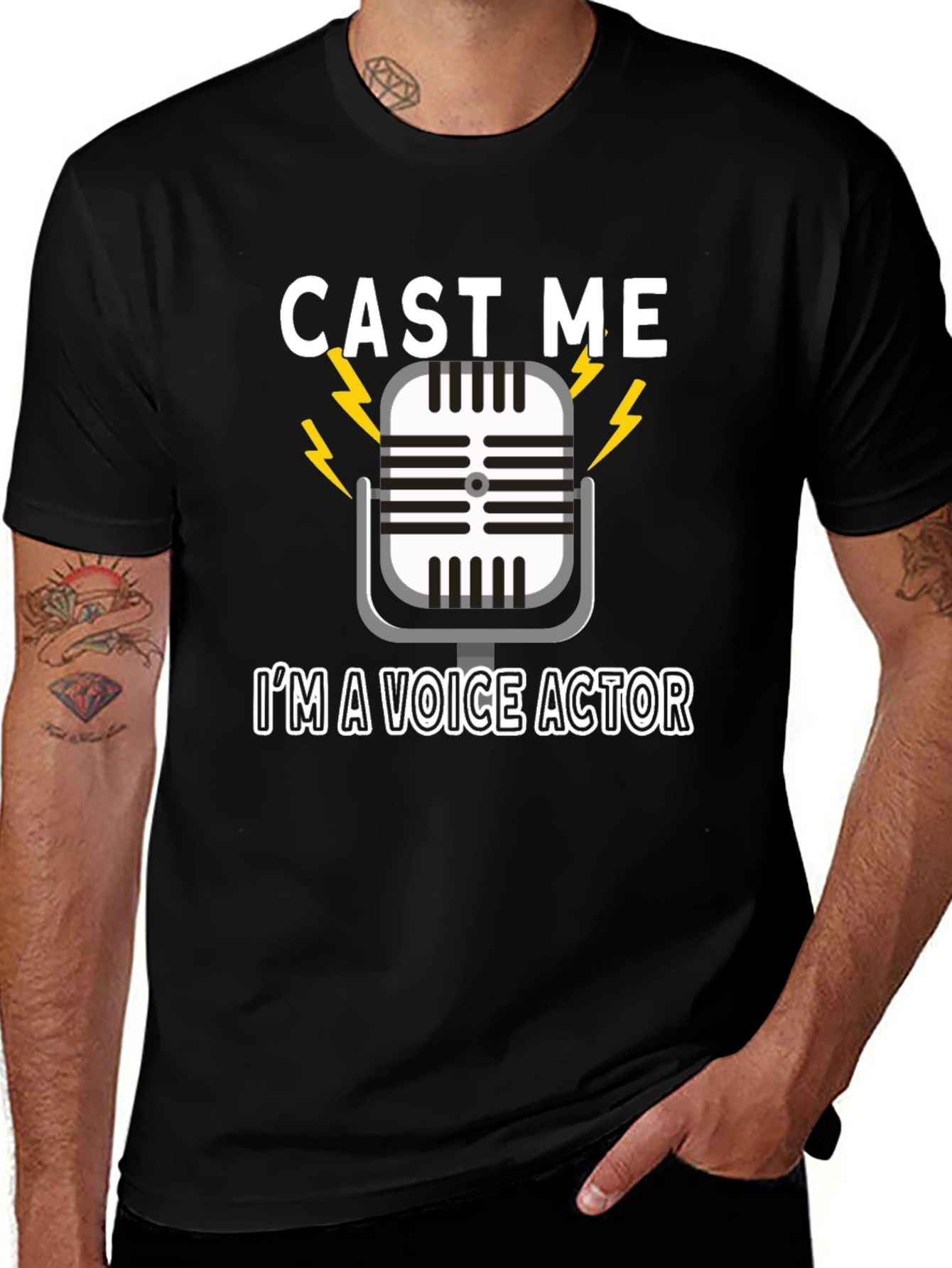 Cast Me Voice Actor T-Shirt