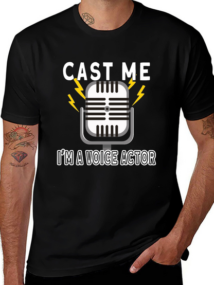 Cast Me Voice Actor T-Shirt